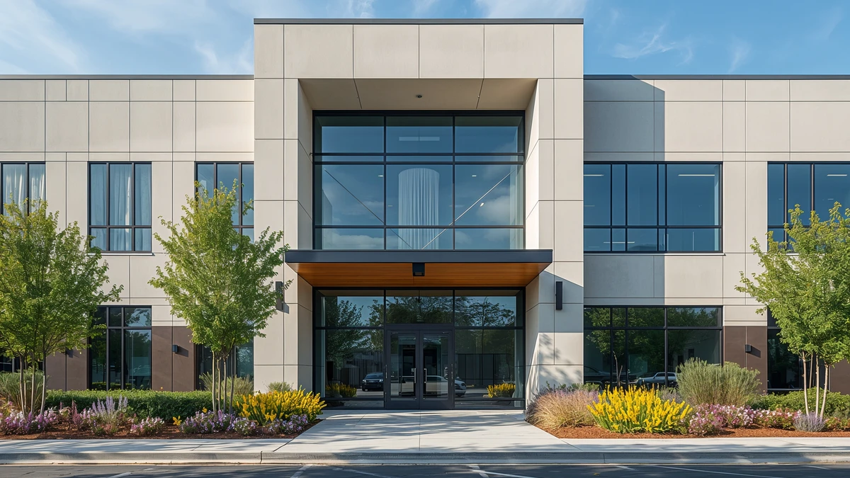 MedConnect Pro modern medical clinic building